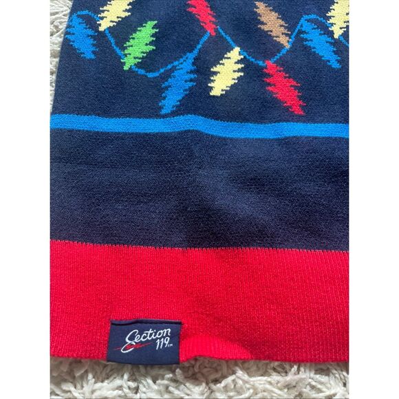 Section 119 X Grateful Dead Steal Your Face Mens L Ugly Christmas Sweater EUC - Picture 7 of 14